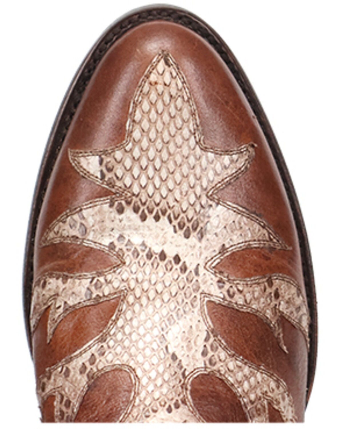 Image #6 - Dan Post Men's Exotic Snake Western Boots - Round Toe, Natural, hi-res