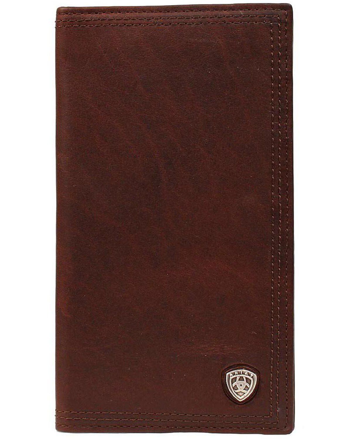 Image #1 - Ariat Logo Concho Rodeo Wallet, Copper, hi-res