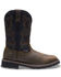 Image #2 - Wolverine Men's Rancher Waterproof Western Work Boots - Soft Toe, Black, hi-res