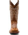 Image #4 - Ferrini Women's Mae Tall Western Boots - Square Toe, Brown, hi-res