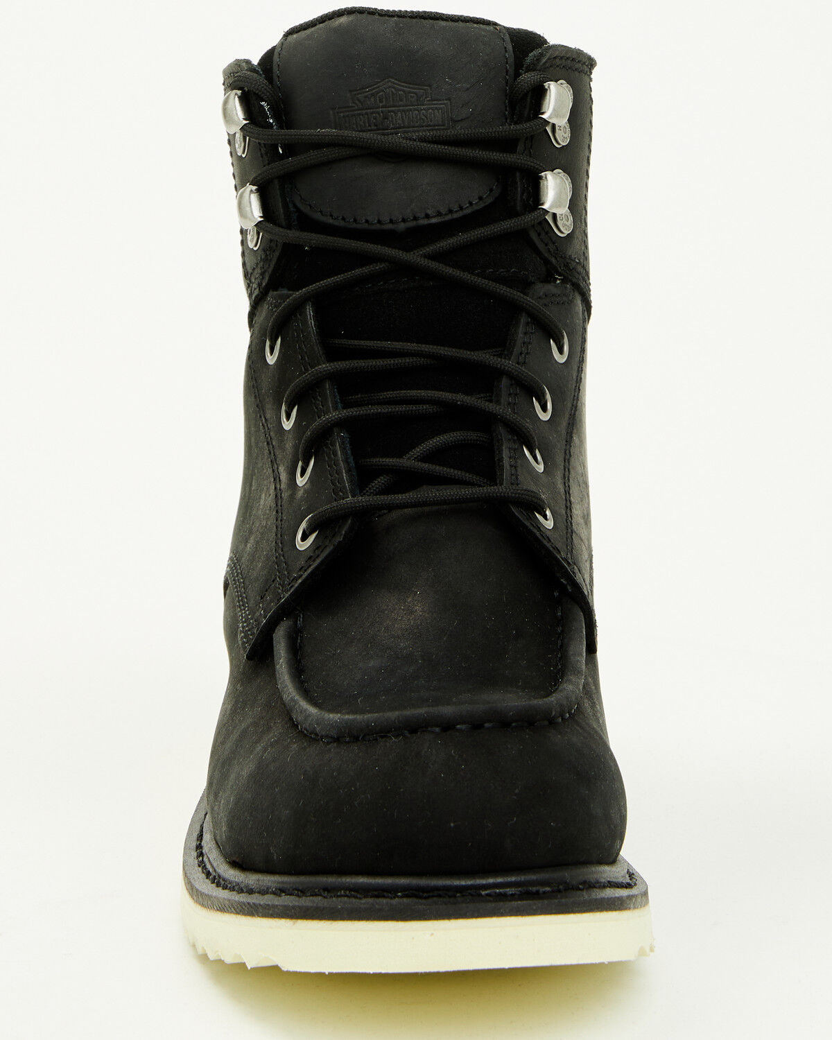 Image #4 - Harley Davidson Men's Brosman Waterproof Moc Motorcycle Boots - Soft Toe, Black, hi-res