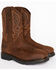 Image #1 - Cody James&reg; Men's Waterproof Composite Toe Pull On Work Boots, Brown, hi-res