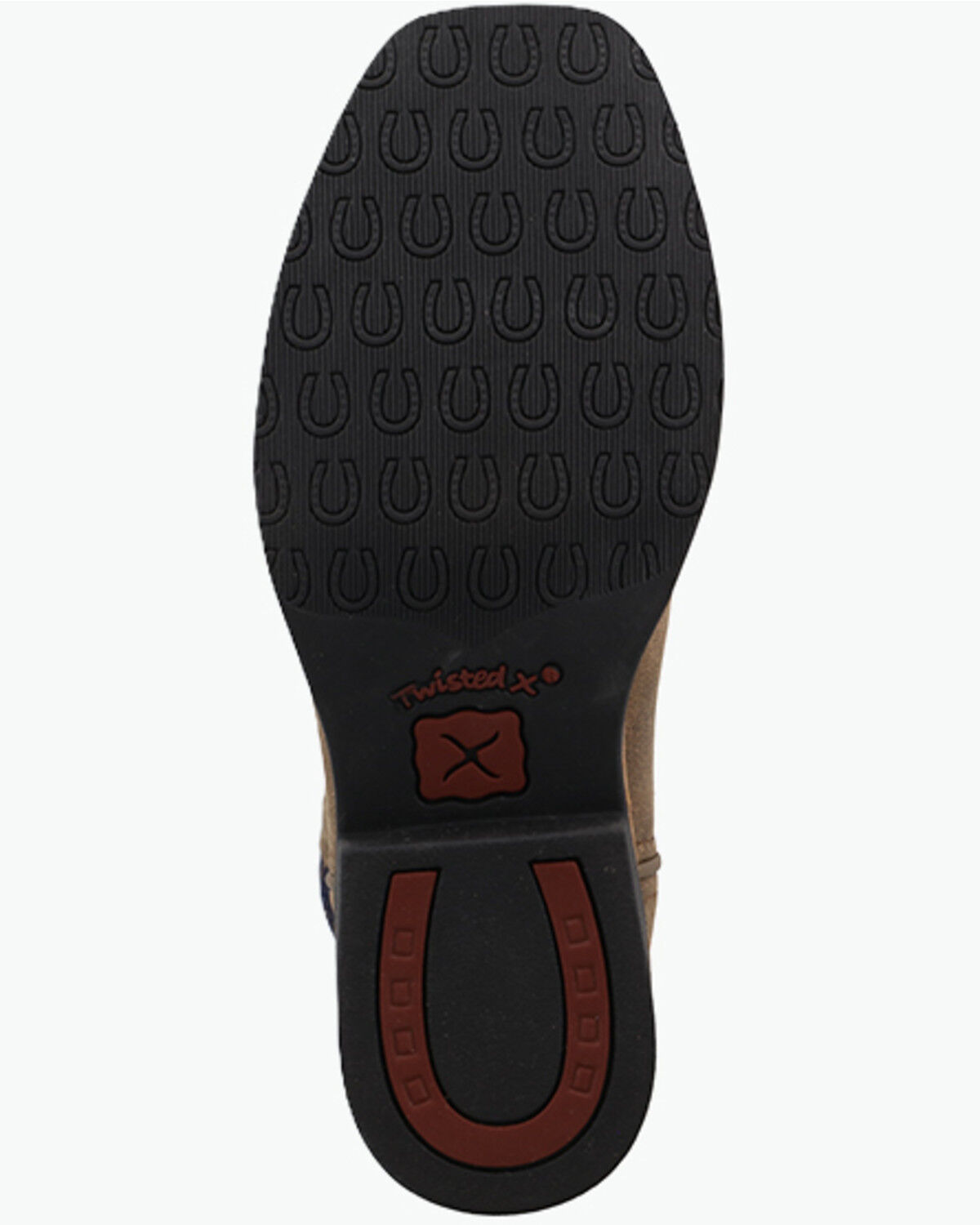 Image #7 - Twisted X Kid's Top Hand Performance Western Boots - Broad Square Toe, Navy, hi-res