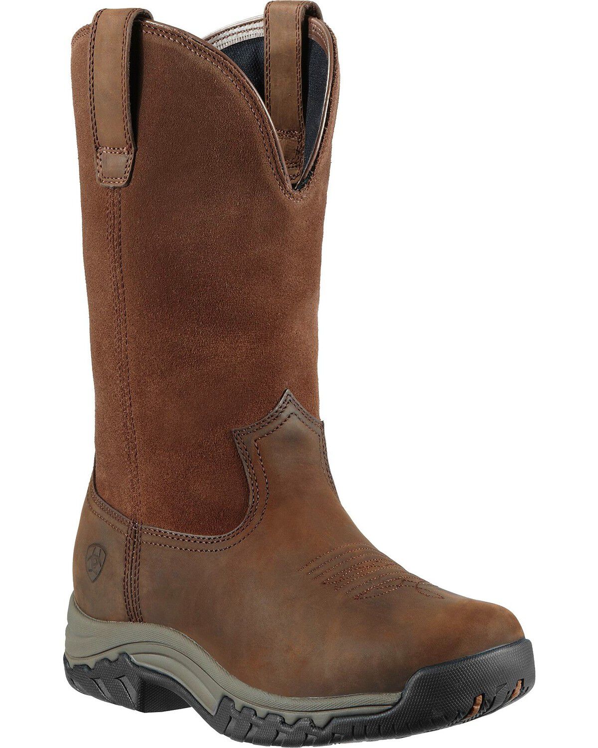 Image #1 - Ariat Women's Terrain H2O Pull On Western Boots - Soft Toe, Distressed, hi-res