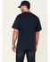 Image #4 - Hawx Men's Solid Navy Forge Short Sleeve Work Pocket T-Shirt, Navy, hi-res
