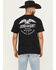 Image #1 - Buckwear Men's Chevy Eagle Short Sleeve Graphic T-Shirt - Big, Black, hi-res