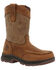 Image #1 - Georgia Boot Boys' Athens Superlyte Western Boots - Broad Square Toe, Brown, hi-res