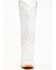 Image #4 - Corral Women's Crystal Embroidered Tall Western Boots - Snip Toe, White, hi-res