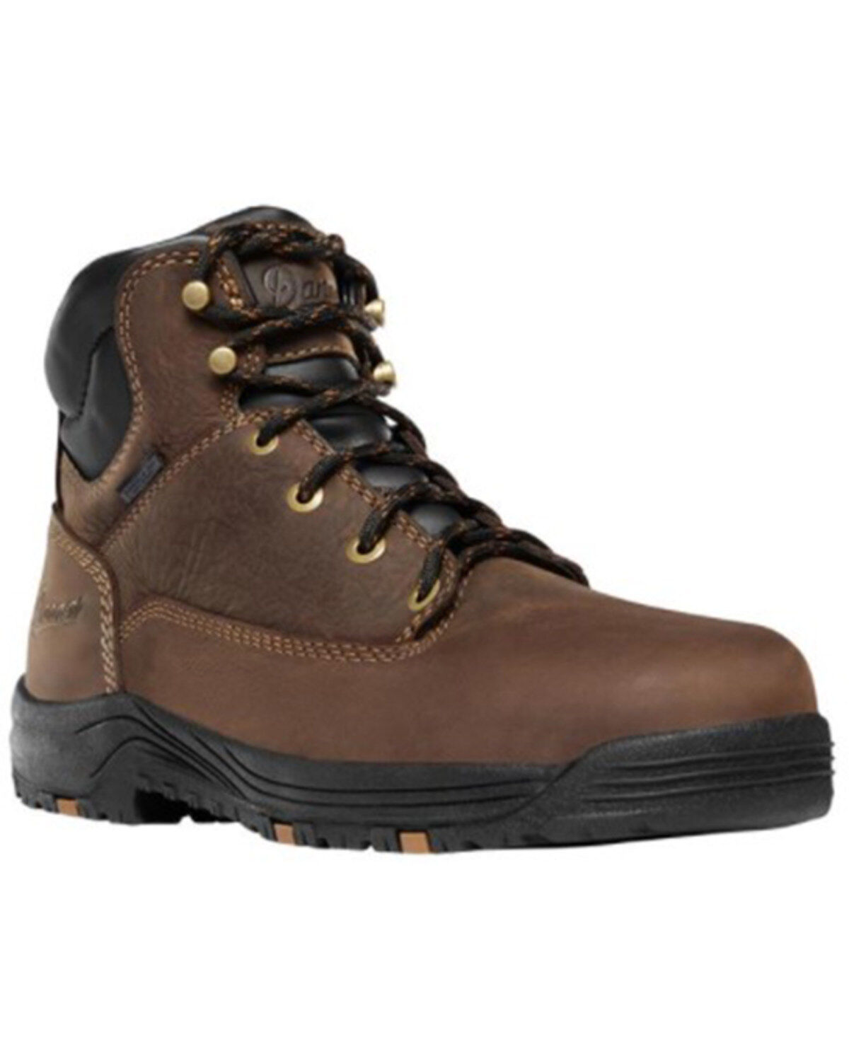 Danner Women's Caliper Waterproof Work Boots - Aluminum Toe, Brown, hi-res