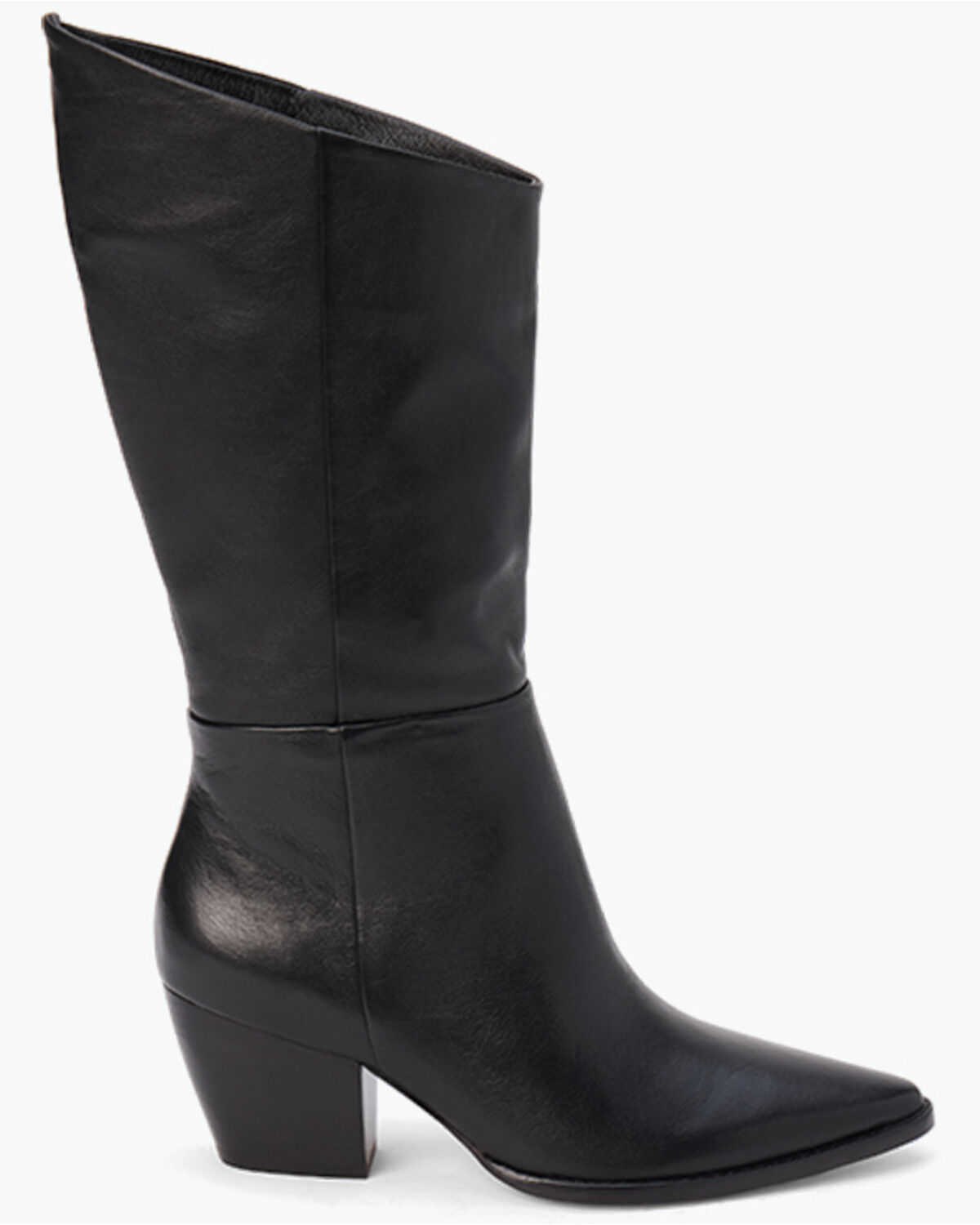 Image #2 - Matisse Women's Edie Mid Calf Western Boots - Round Toe, Black, hi-res