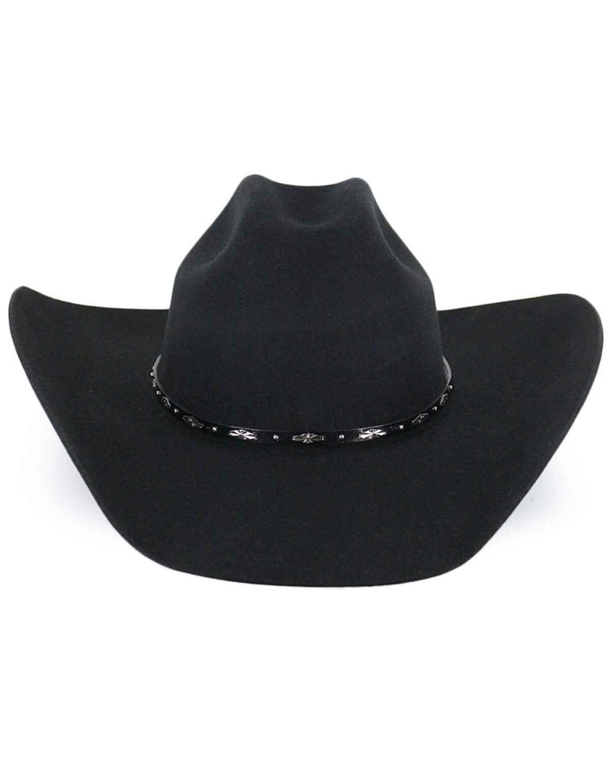 Image #2 - Cody James&reg; Men's Drifter 3X Rider Crown Wool Hat, Black, hi-res