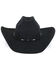 Image #2 - Cody James&reg; Men's Drifter 3X Rider Crown Wool Hat, Black, hi-res
