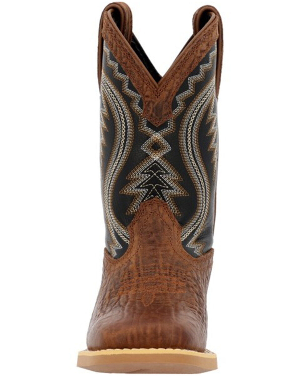 Image #4 - Durango Boys' Lil Rebel Pro Onyx Western Boots - Square Toe, Brown, hi-res
