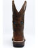 Image #5 - RANK 45&reg; Women's Lite Flag Western Performance Boots - Broad Square Toe, Brown, hi-res