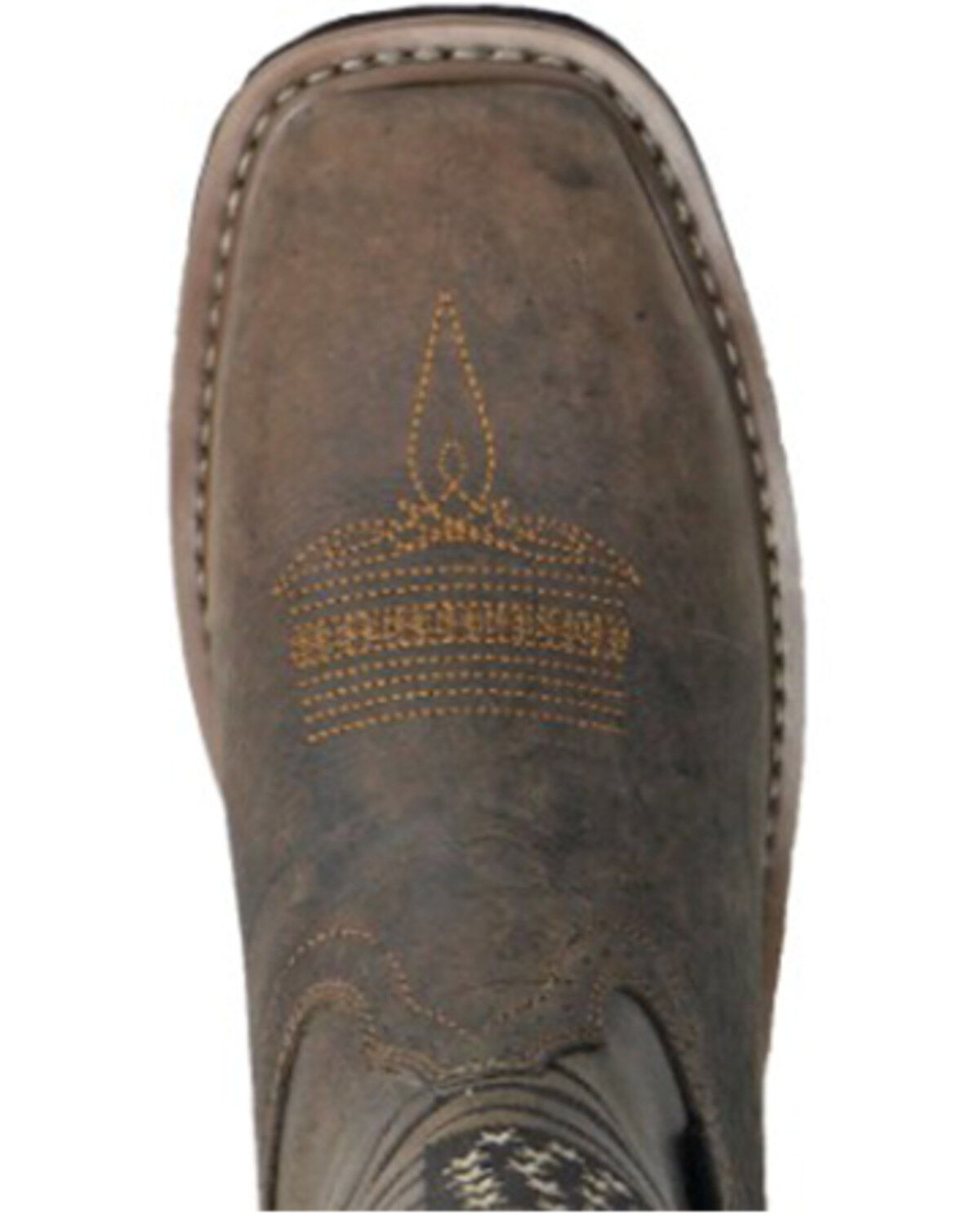 Image #6 - Hoss Men's Rushmore Wellington Western Work Boots - Composite Toe, Brown, hi-res