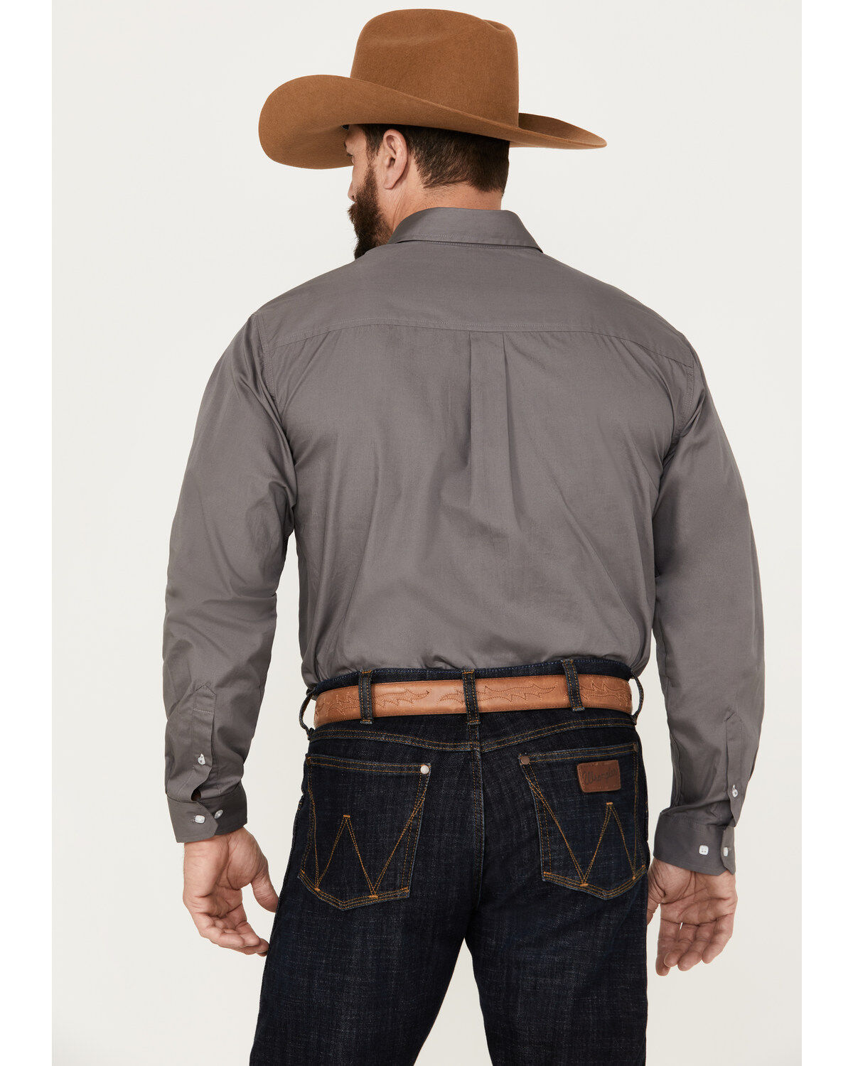 Image #4 - C&zwnj;inch Men's Solid Dove Gray Button Long Sleeve Shirt, Grey, hi-res
