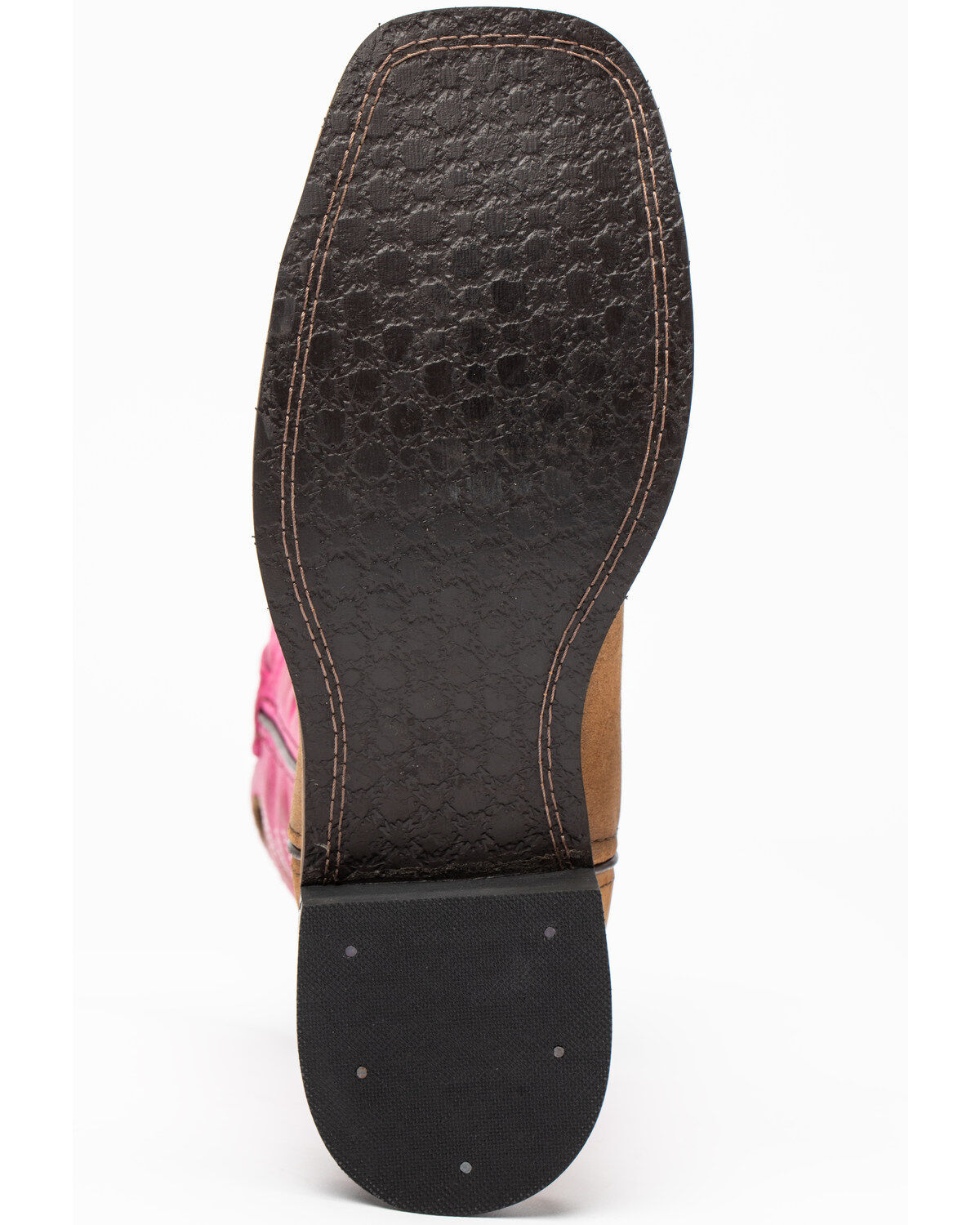 Image #7 - Shyanne Little Girls' Lainie Western Boots - Square Toe, Brown/pink, hi-res