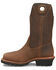 Image #3 - Carolina Men's 12" Coppice Wellington Waterproof Logger Work Boots - Composite Toe, Brown, hi-res