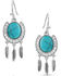 Image #1 - Montana Silversmiths Women's Catching Luck Horseshoe Earrings, Silver, hi-res