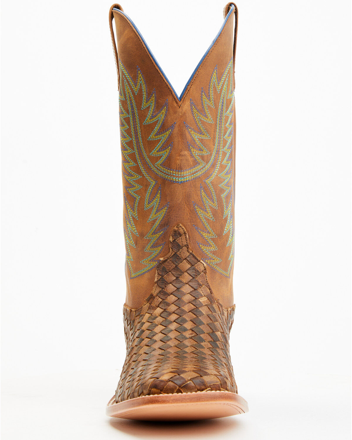 Image #8 - Horse Power Men's Unbeweavable Western Boots - Broad Square Toe, Toast, hi-res