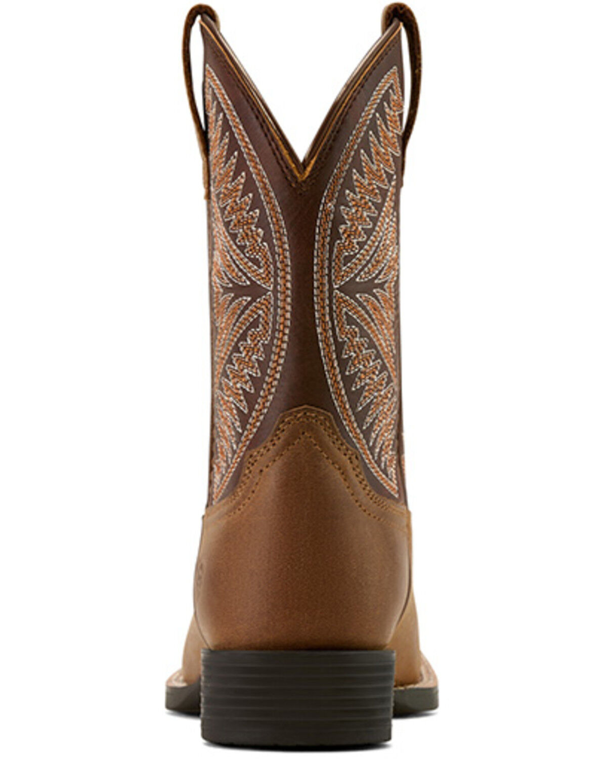 Image #3 - Ariat Boys' Ruidoso Western Boots - Broad Square Toe, Chocolate, hi-res
