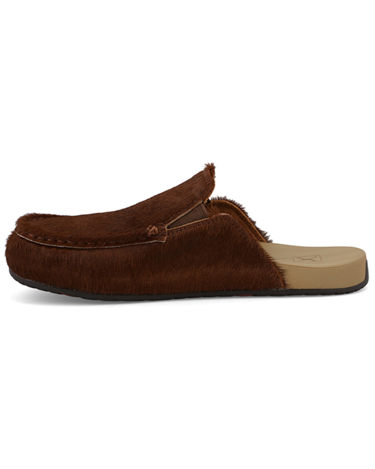 Image #3 - Twisted X Women's Cowhide Mules - Moc Toe, Dark Brown, hi-res