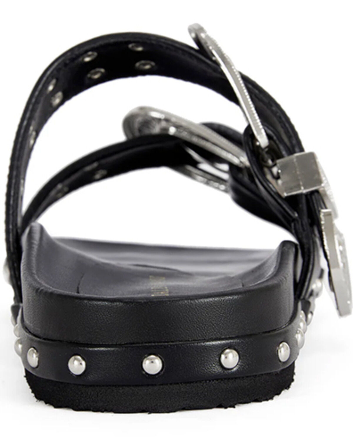 Image #3 - Azalea Wang Women's Tegan Buckle Sandals, Black, hi-res