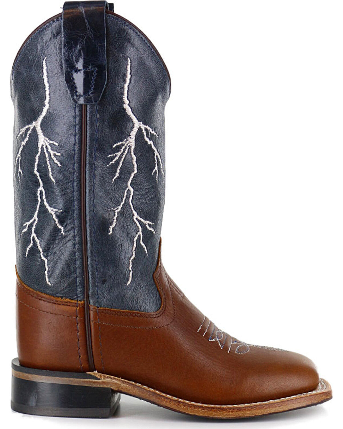 Image #2 - Cody James&reg; Boys' Lightening Western Boots, Brown, hi-res