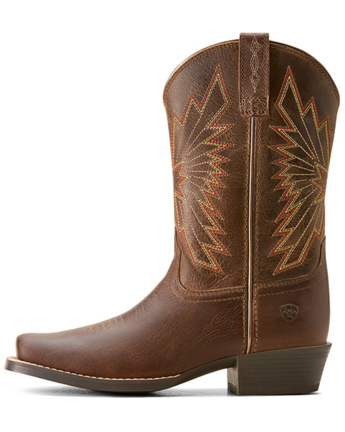 Image #2 - Ariat Boys' Decatur Western Boots - Square Toe, Brown, hi-res