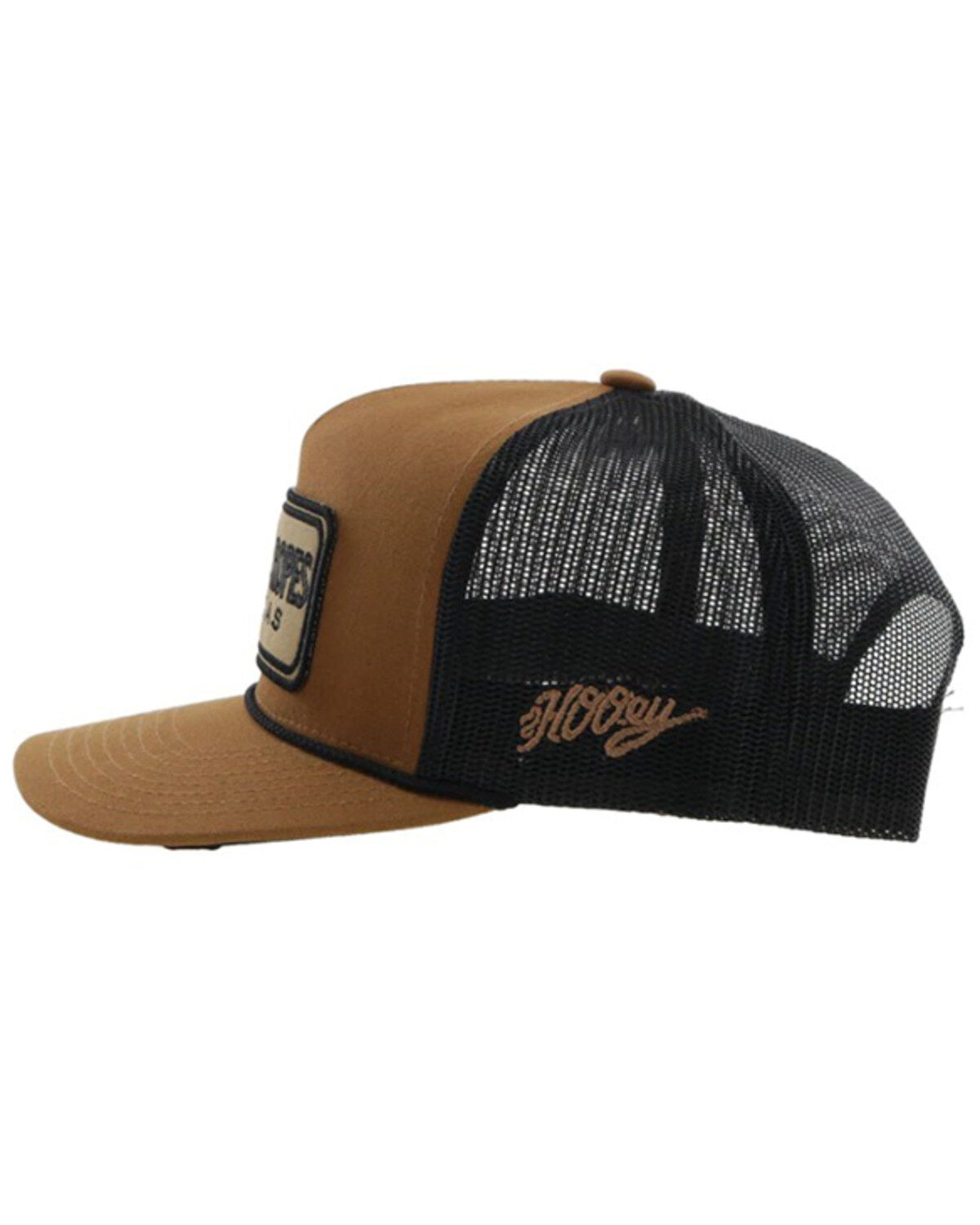 Image #4 - Hooey Men's Cactus Ropes Patch Trucker Cap, Tan, hi-res
