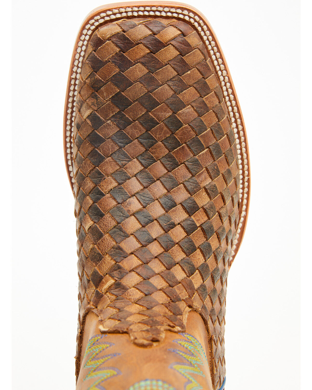 Image #12 - Horse Power Men's Unbeweavable Western Boots - Broad Square Toe, Toast, hi-res