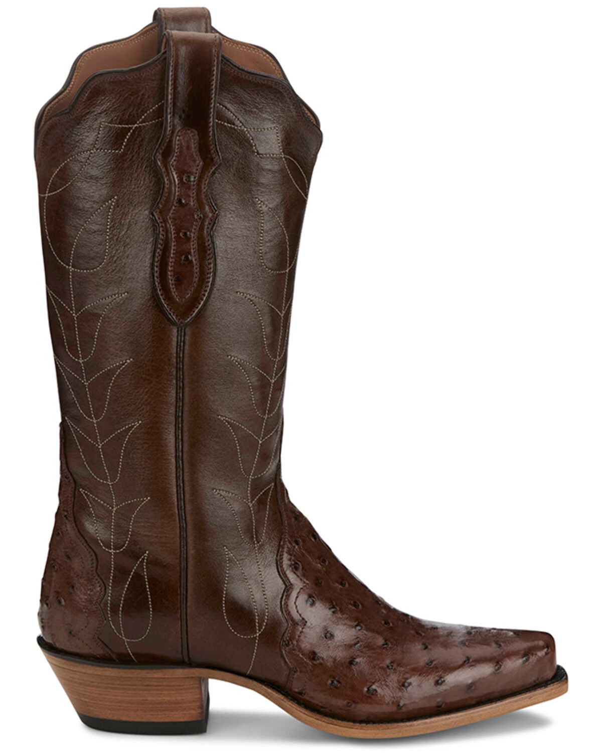 Image #2 - Tony Lama Women's Boot Barn Exclusive Kango Tobac Exotic Ostrich Western Boots - Snip Toe, Brown, hi-res