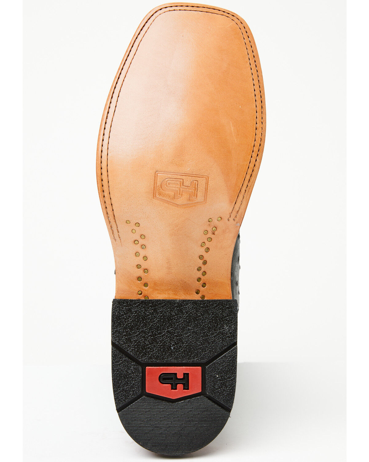 Image #7 - Horse Power Men's Boot Barn Exclusive Ostrich Print Tall Western Boots - Broad Square Toe, Black, hi-res