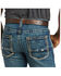 Image #5 - Ariat Men's Gulch M5 Low Rise Straight Leg Jeans, Med Wash, hi-res