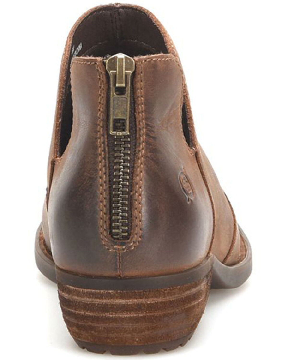 Image #5 - Born Women's Kerri Booties - Round Toe, Brown, hi-res