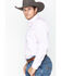 Image #3 - Ariat Men's Pink Dayne Mini Striped Long Sleeve Shirt - Big & Tall, Pink, hi-res
