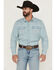 Image #1 - Cody James Men's Frosty Light Wash Long Sleeve Snap Denim Western Shirt, Light Wash, hi-res