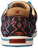Image #5 - Twisted X Women's Southwestern Casual Shoes - Moc Toe, Blue, hi-res