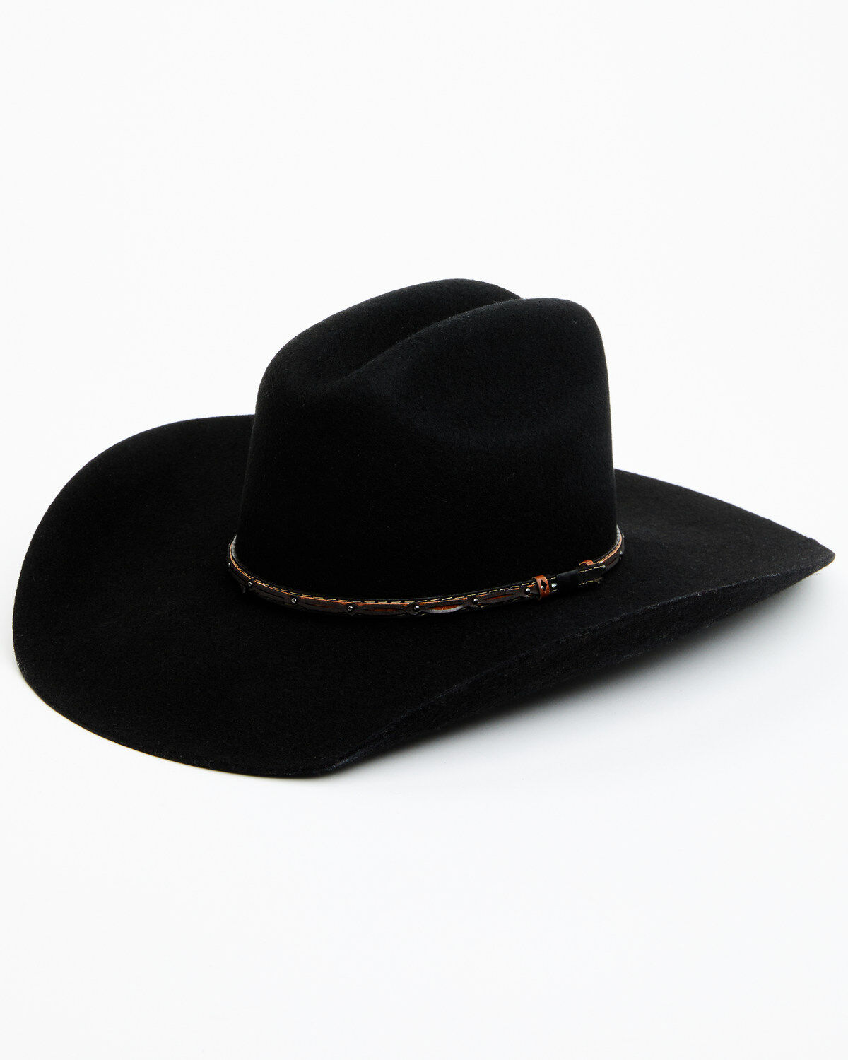 Image #1 - Cody James 3X Wool Felt Cowboy Hat, Black, hi-res