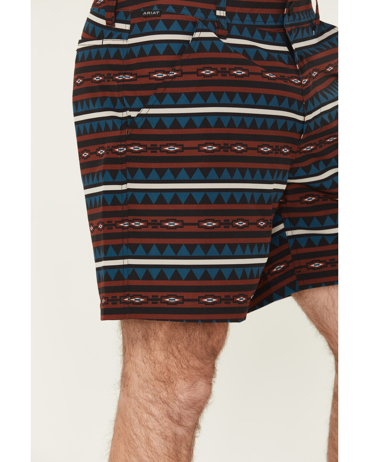 Image #2 - Ariat Men's Southwestern Print Tek Shorts, Multi, hi-res
