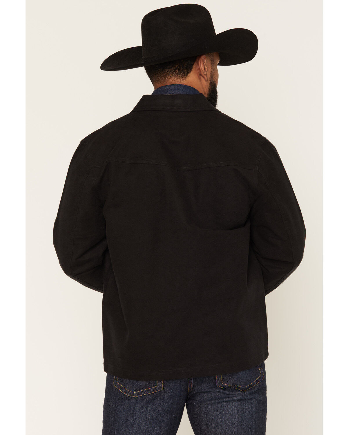 Image #4 - Cody James Men's El Paso Unlined Moleskin Chore Coat, Black, hi-res