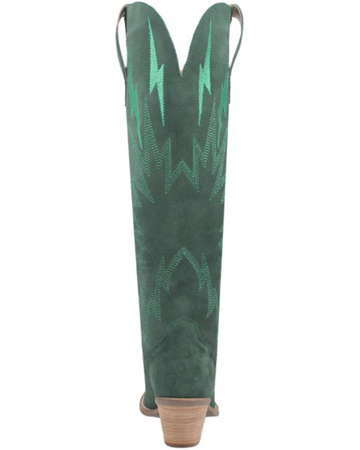 Image #5 - Dingo Women's Thunder Road Western Performance Boots - Round Toe, Green, hi-res