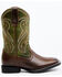 Image #2 - RANK 45&reg; Boys' Kasey Western Boots - Broad Square Toe, Green, hi-res