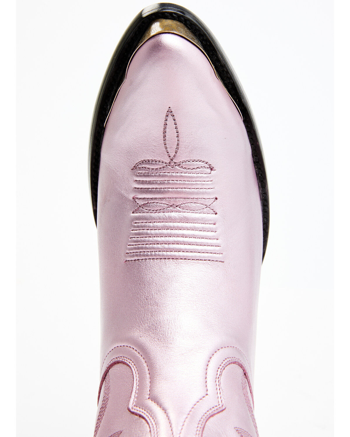 Image #6 - Idyllwind Women's Tickled Pink Metallic Leather Fashion Western Booties - Round Toe, Pink, hi-res