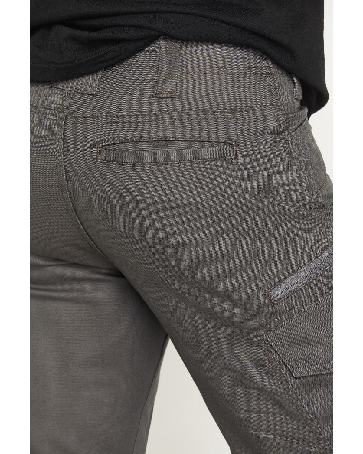 Image #4 - Dickies Men's Tradebuilt Duck Cargo Pants, Charcoal, hi-res