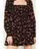 Image #3 - Saltwater Luxe Women's Ralph Floral Print Long Sleeve Mini Dress, Black, hi-res