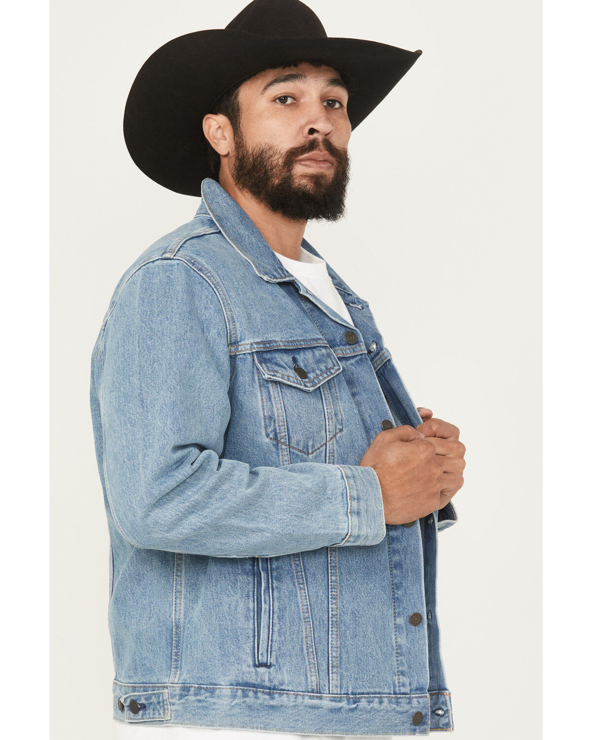 Image #2 - Levi's Men's Light Wash Denim Trucker Jacket, Light Wash, hi-res