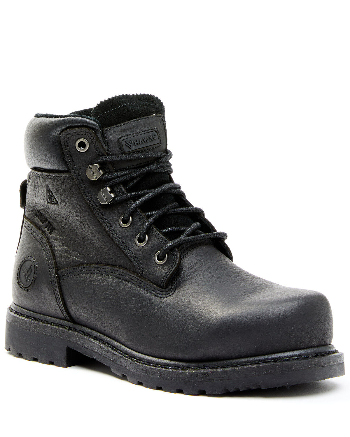 Image #1 - Hawx Women's 6" Trooper Work Boots - Composite Toe, Black, hi-res