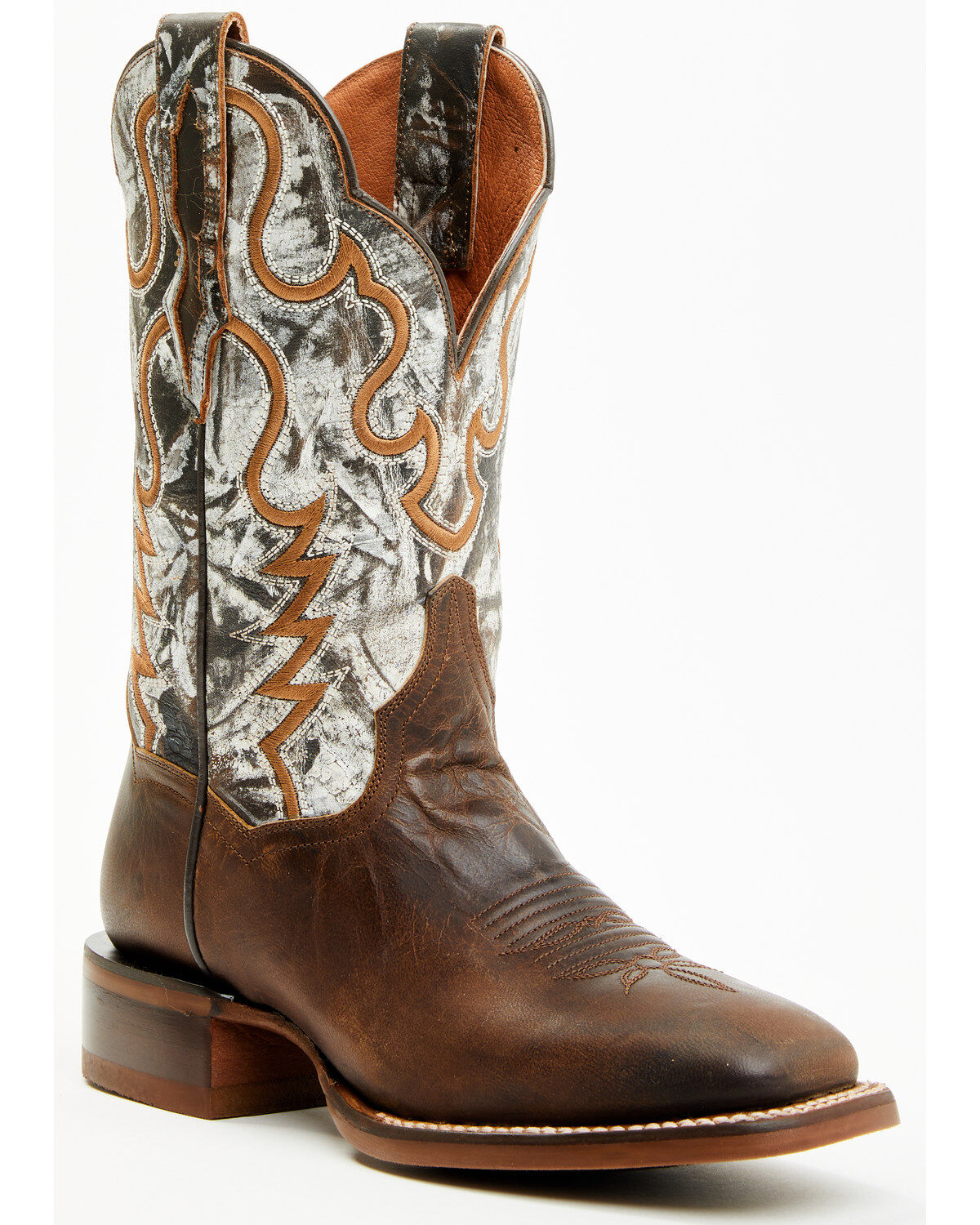Image #1 - Dan Post Women's Tess Performance Western Boots - Square Toe, Brown, hi-res