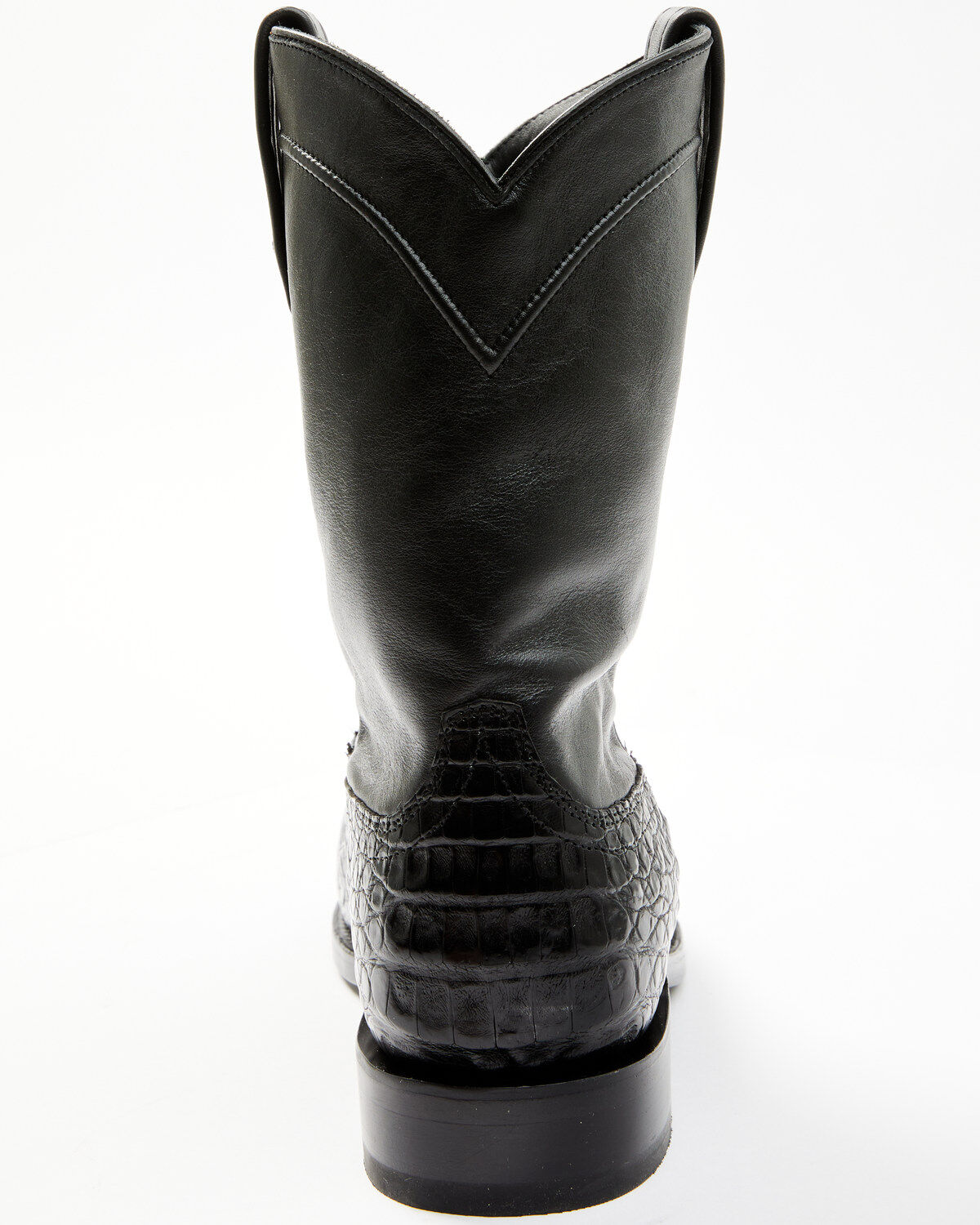 Image #3 - Cody James Black 1978&reg; Men's Carmen Exotic Caiman Belly Roper Boots - Round Toe, Black, hi-res
